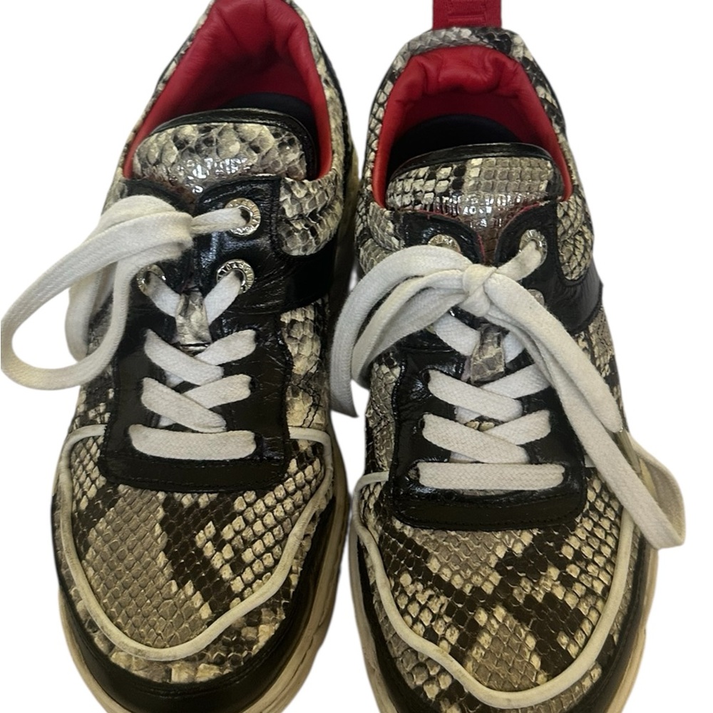 Zadig and Voltaire Snake Print Sneakers